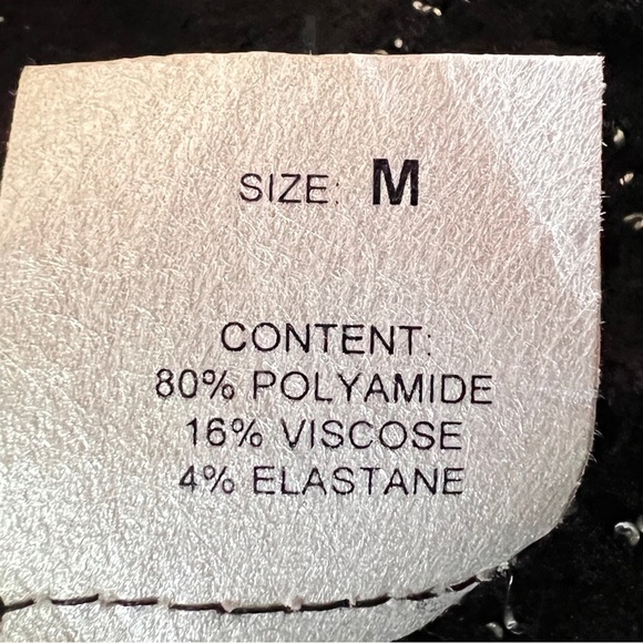 Yeohlee Textured Stretch Lightweight Jacket Size Medium Black Cream - Picture 6 of 8